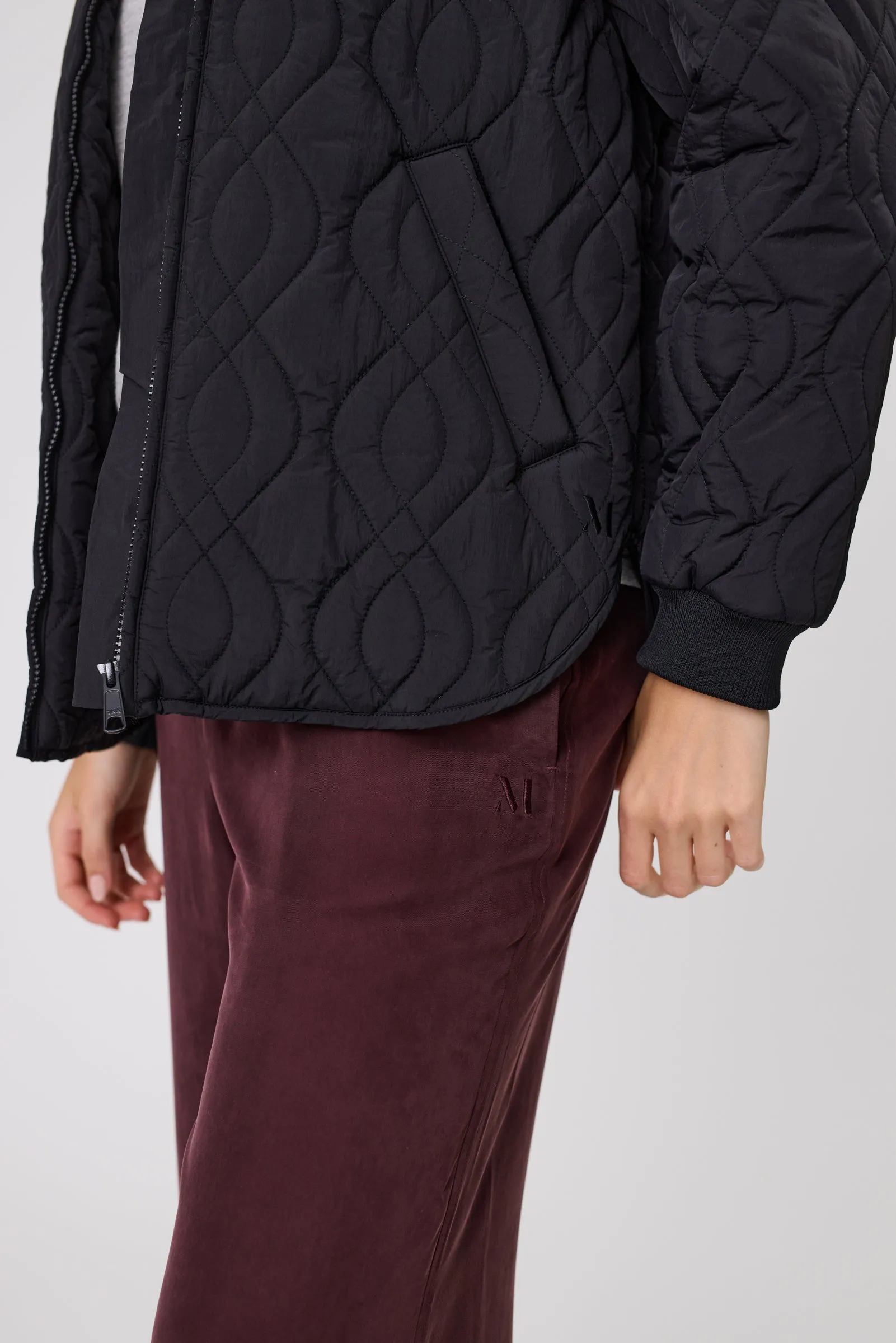 Colorado Quilted Jacket -  Black
