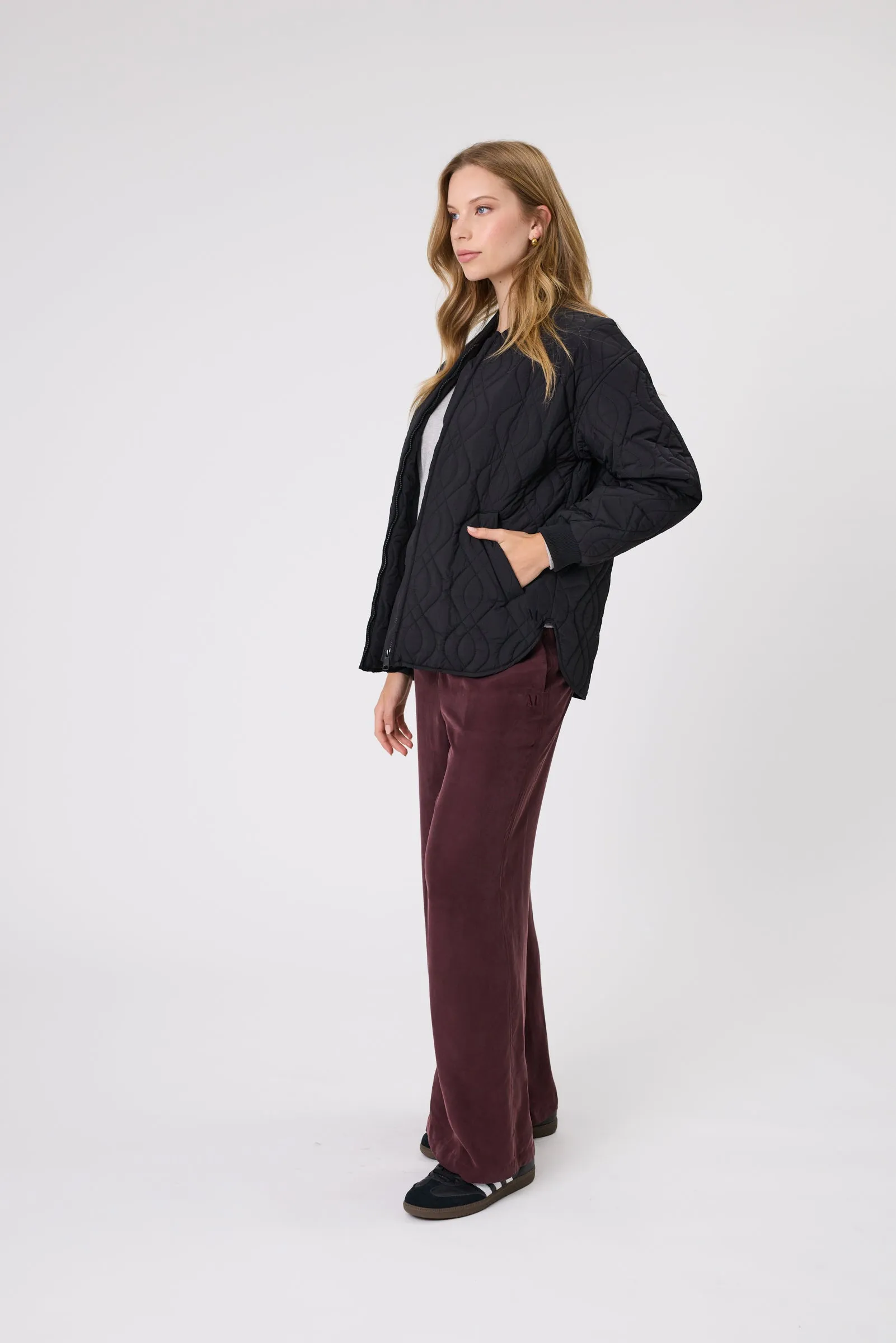 Colorado Quilted Jacket -  Black