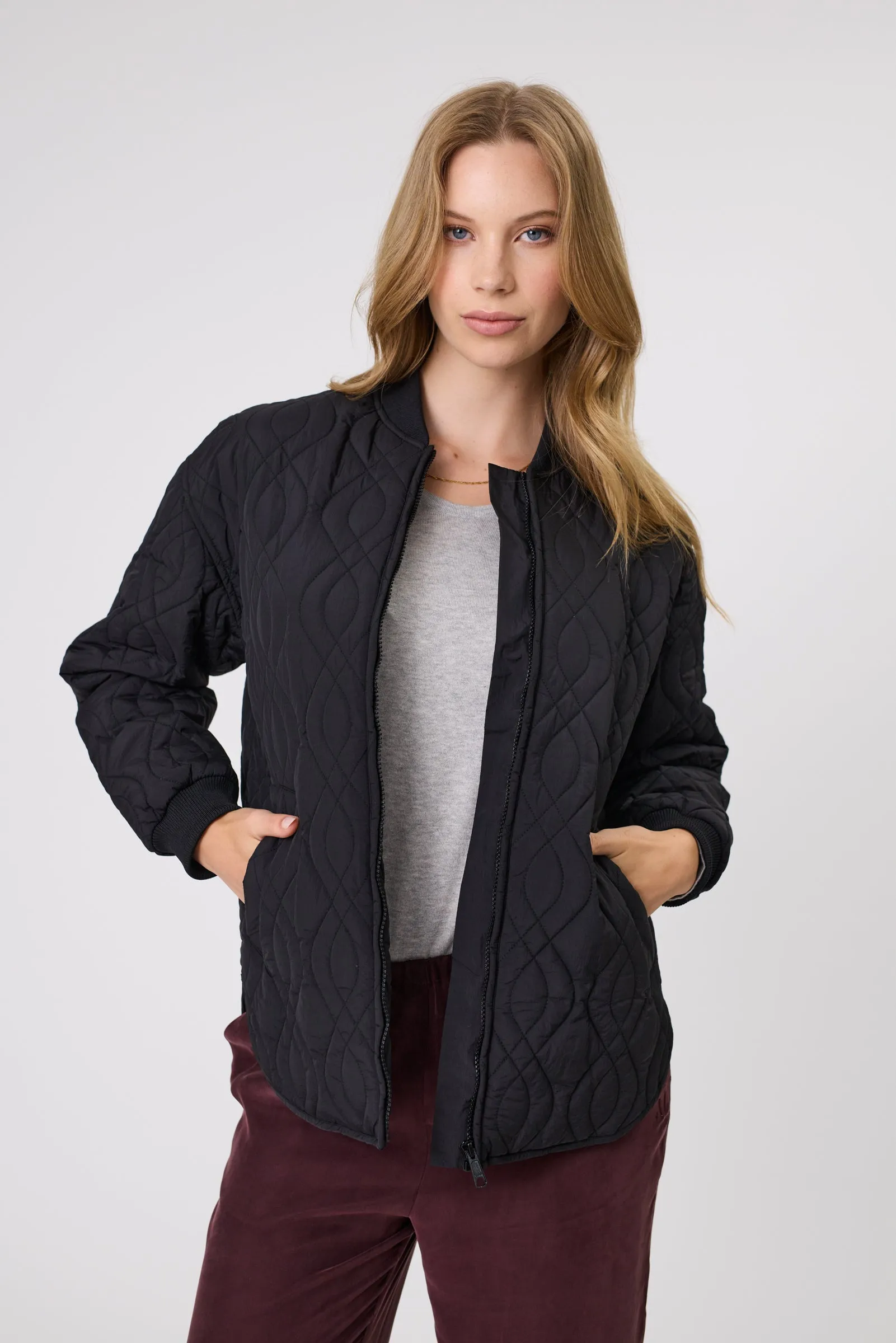 Colorado Quilted Jacket -  Black