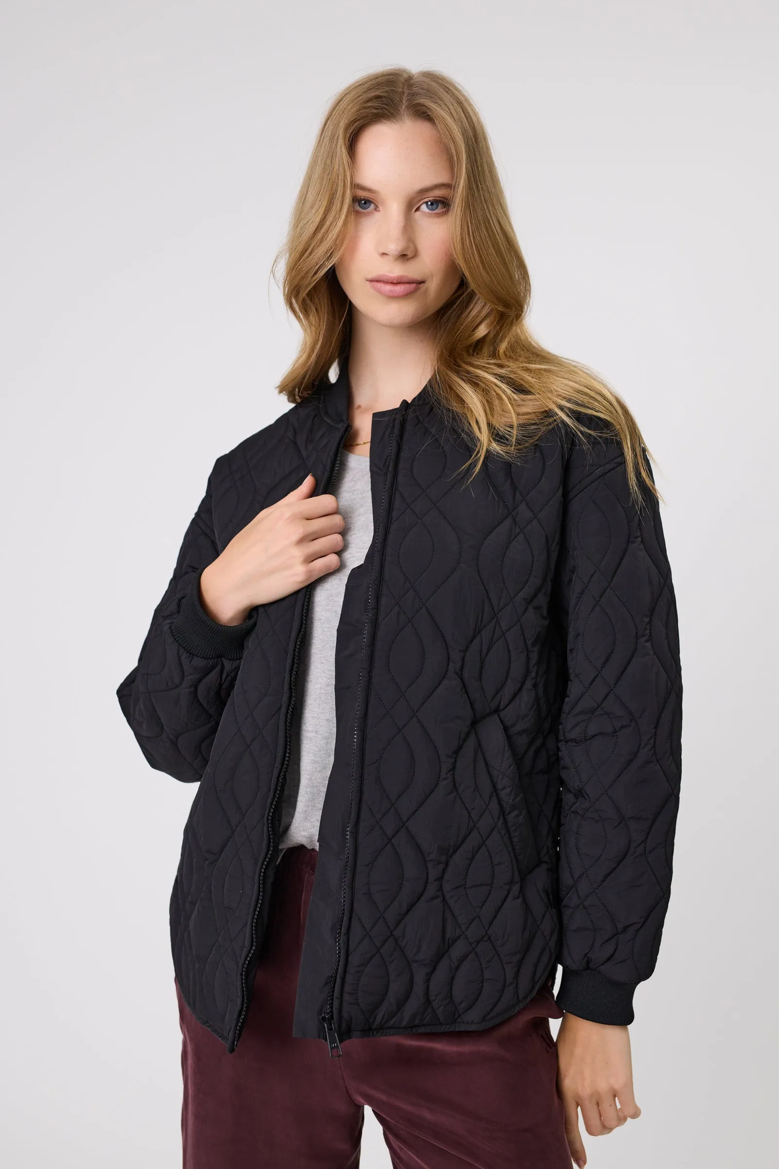 Colorado Quilted Jacket -  Black