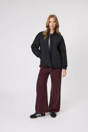 Colorado Quilted Jacket -  Black