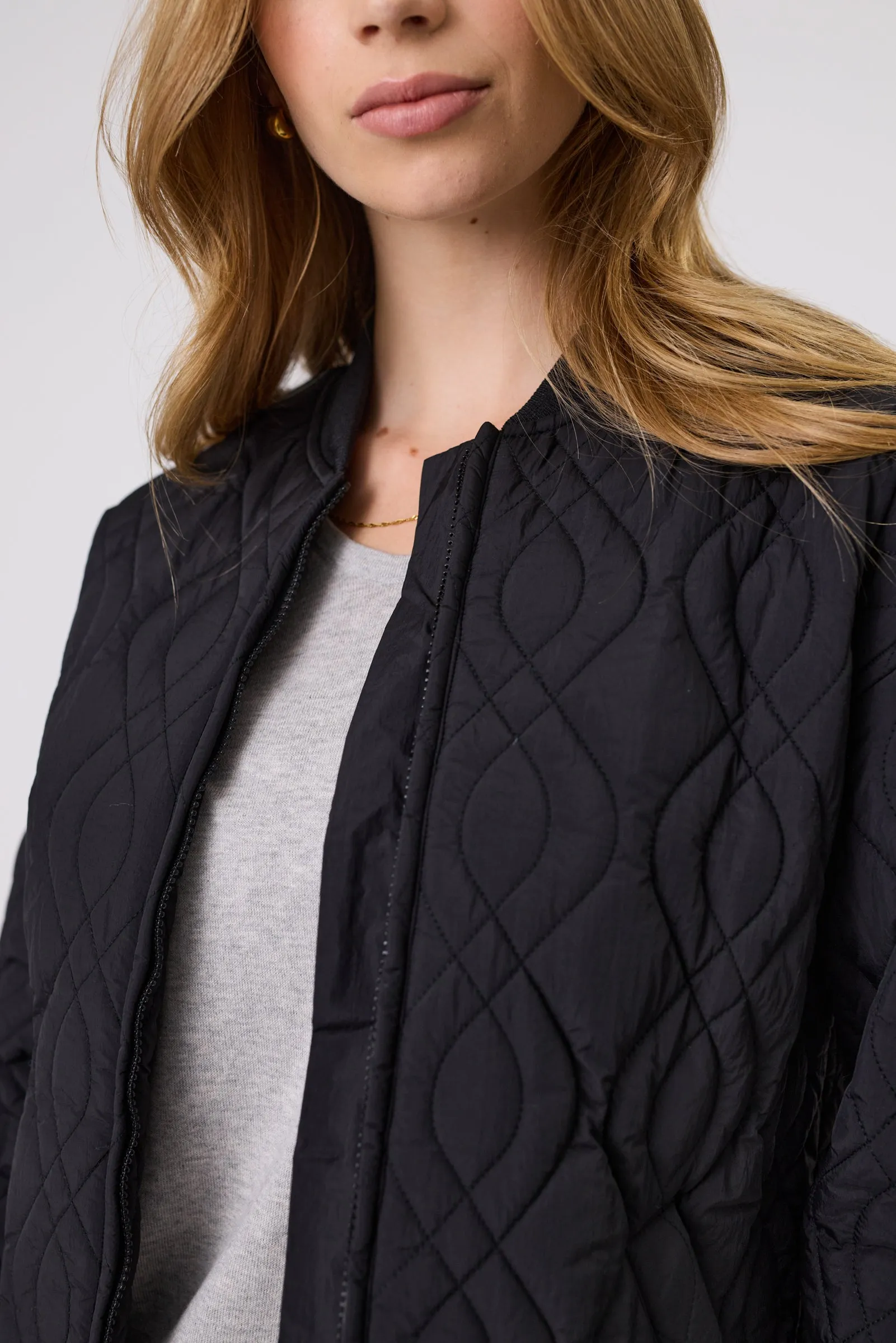 Colorado Quilted Jacket -  Black