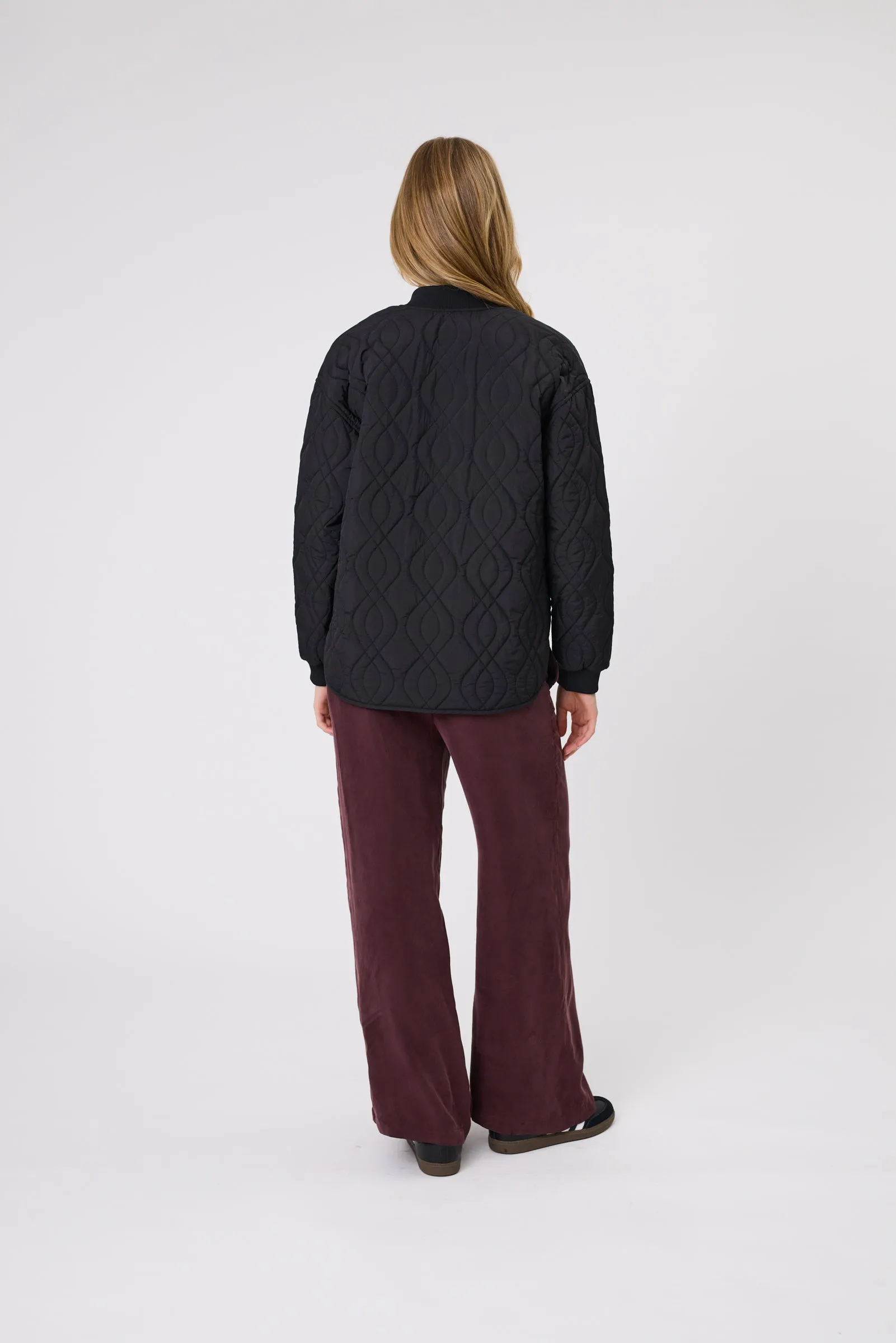 Colorado Quilted Jacket -  Black