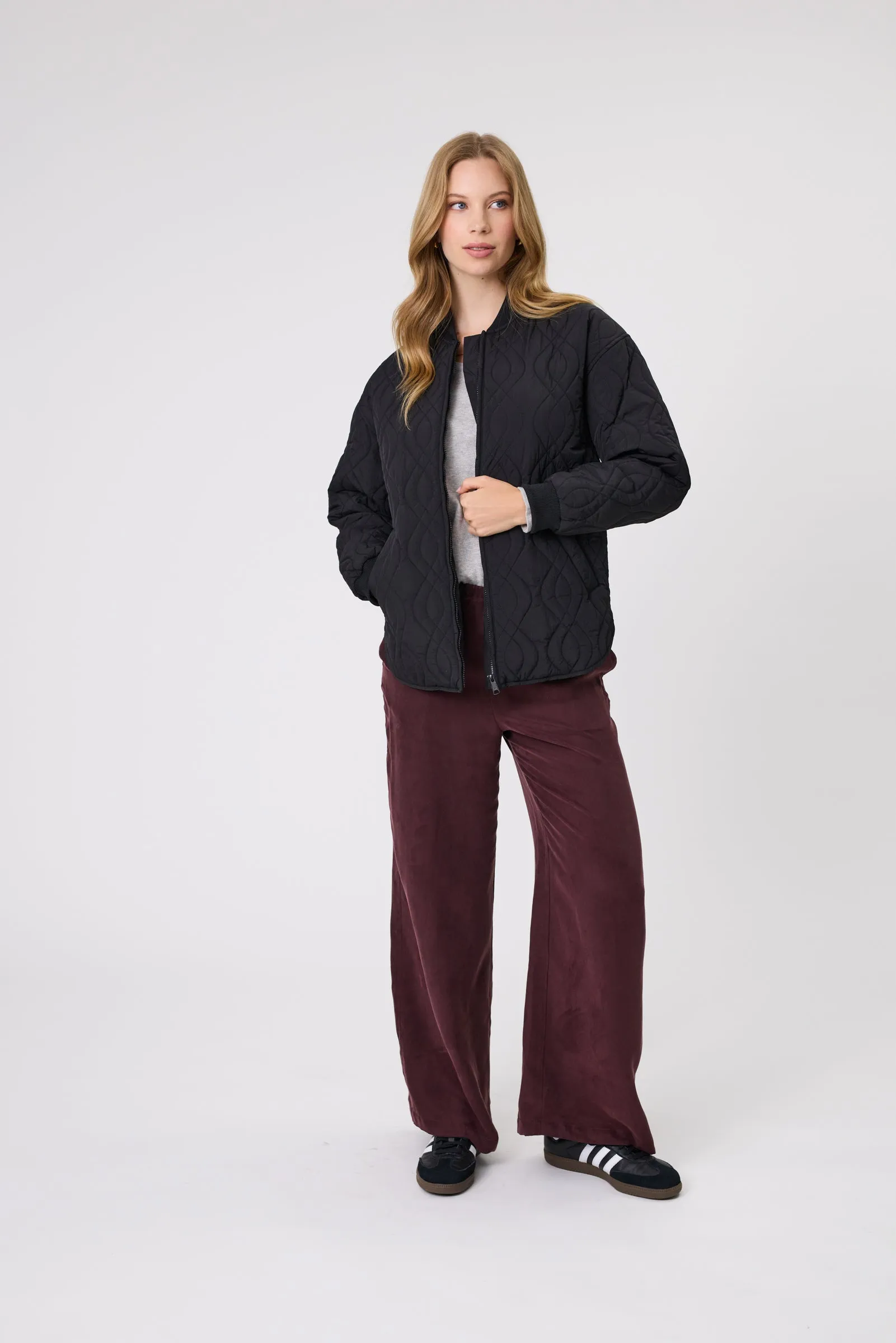 Colorado Quilted Jacket -  Black