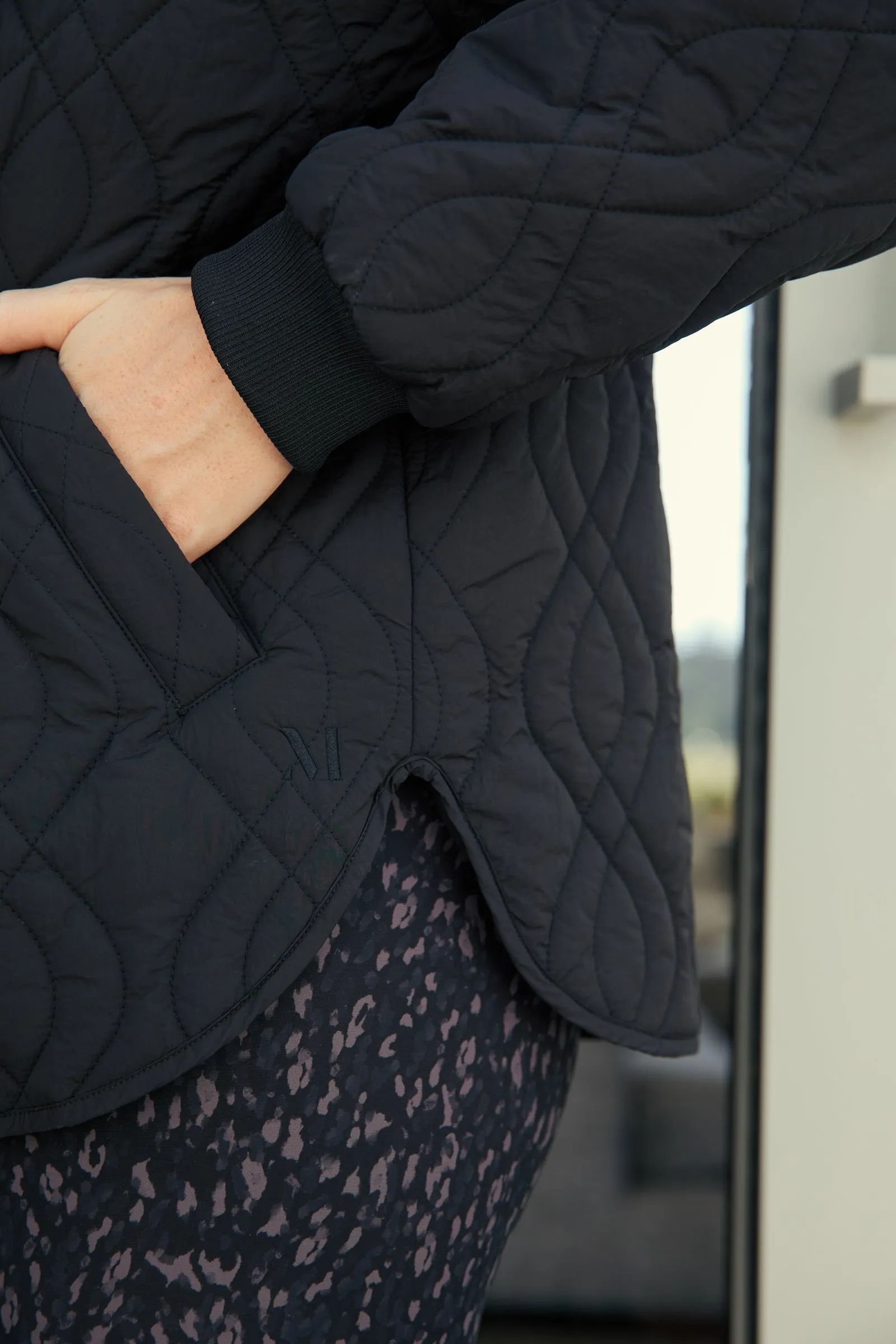 Colorado Quilted Jacket -  Black