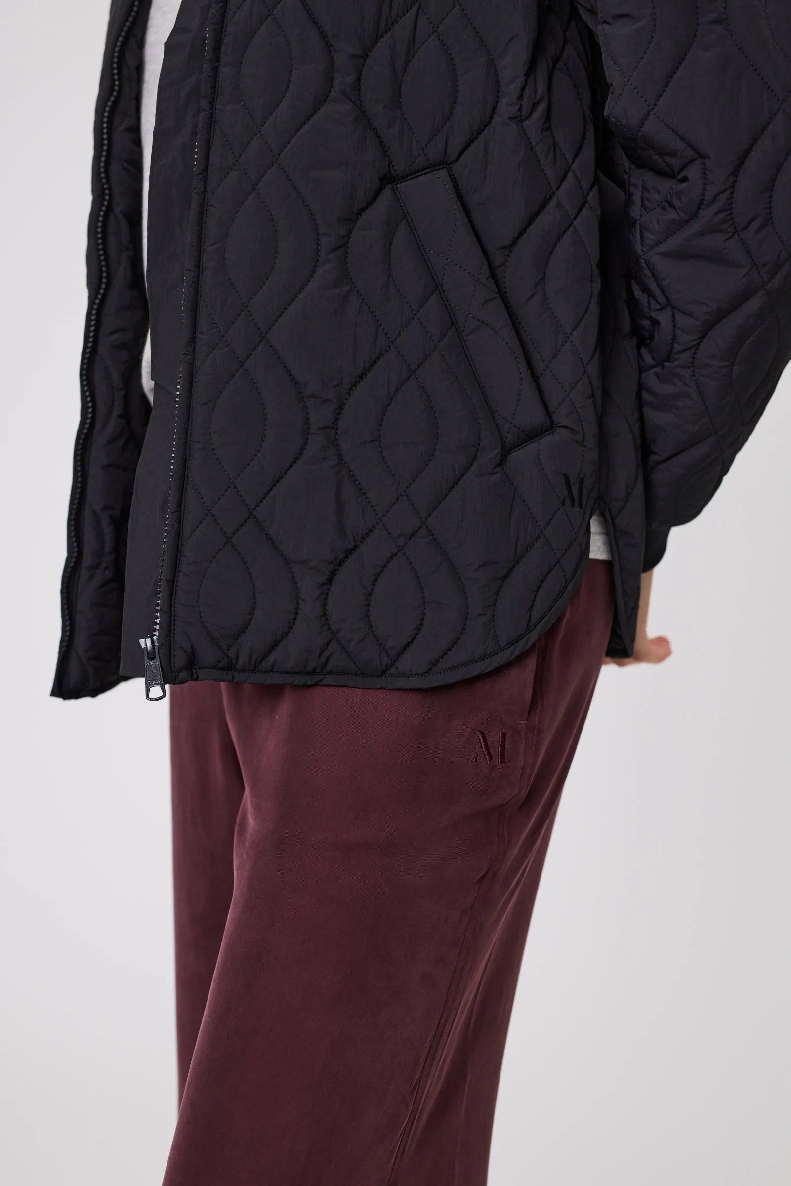 Colorado Quilted Jacket -  Black