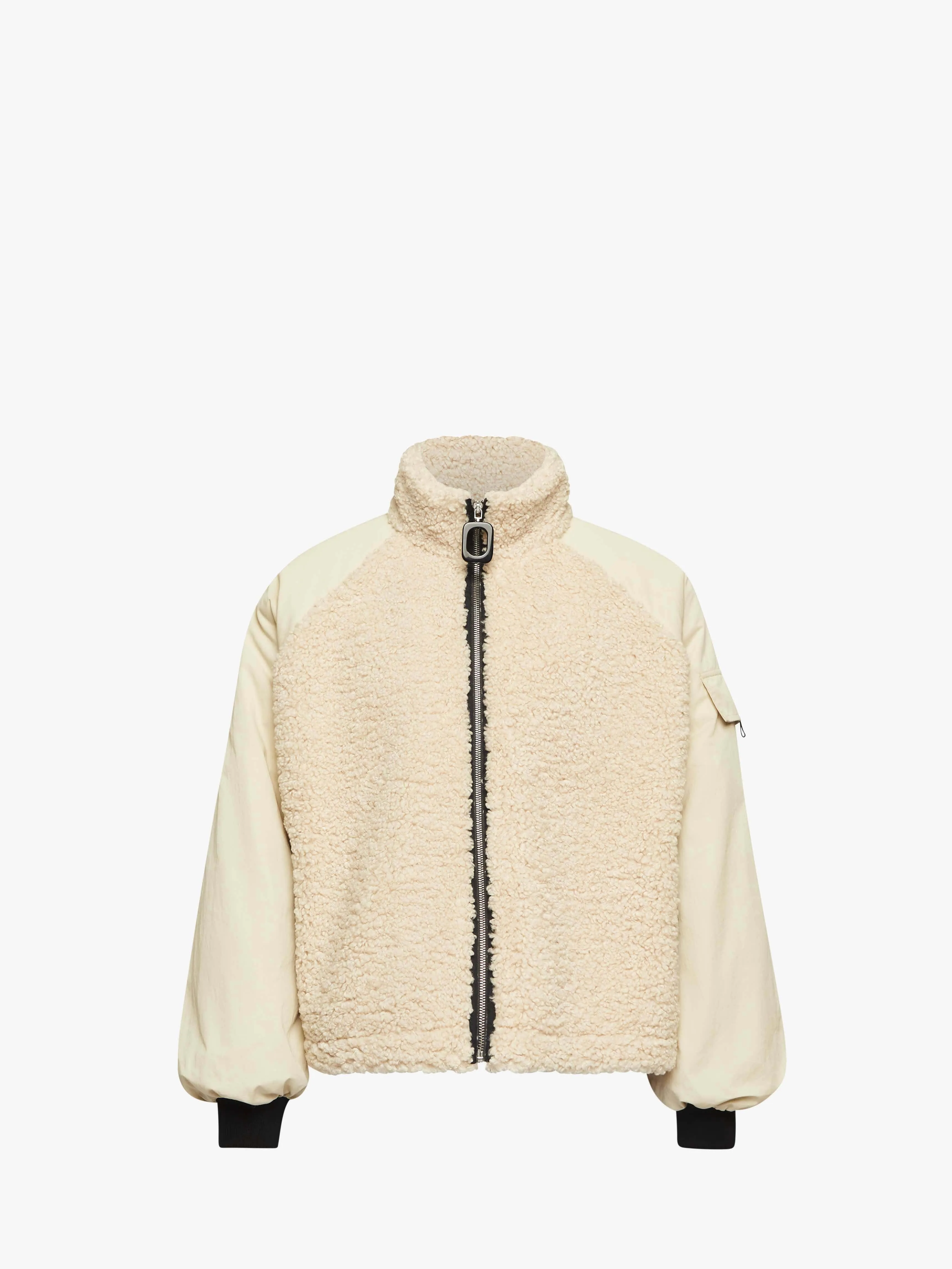 COLOUR BLOCK FLEECE TRACK TOP