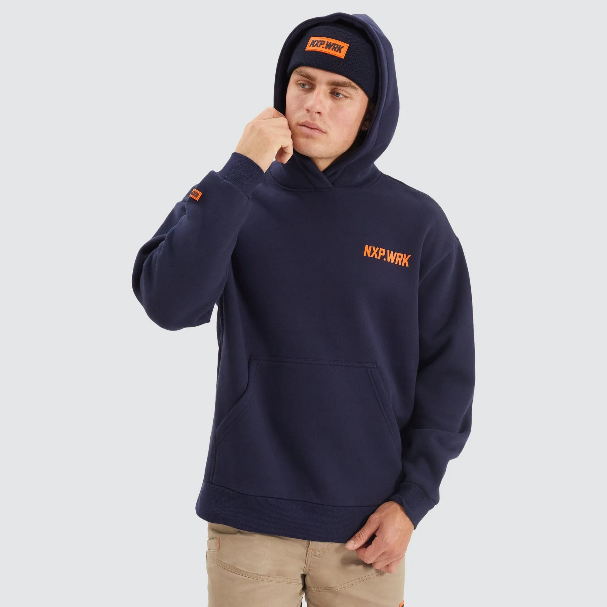 Concept Relaxed Fit Hoodie True Navy