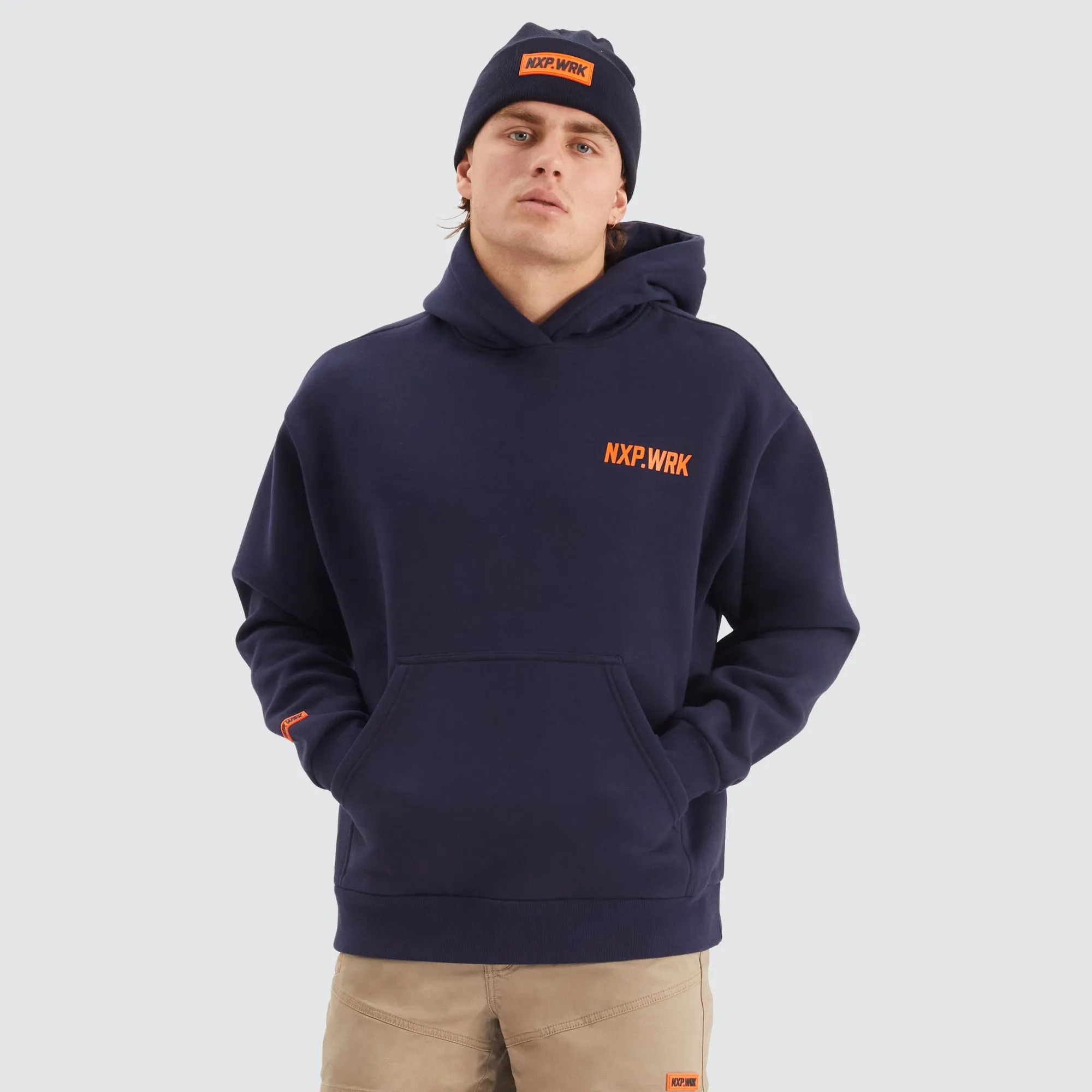Concept Relaxed Fit Hoodie True Navy