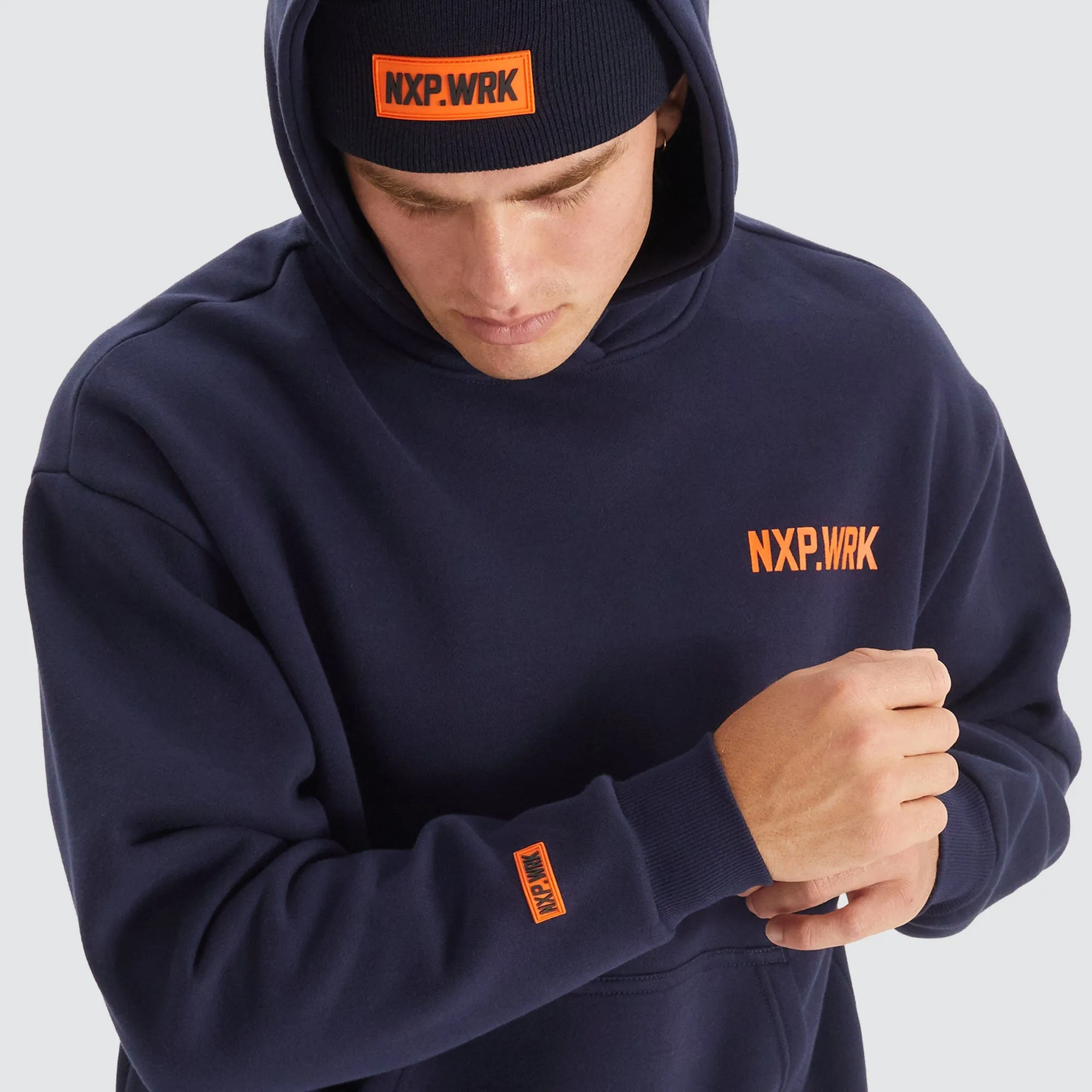 Concept Relaxed Fit Hoodie True Navy