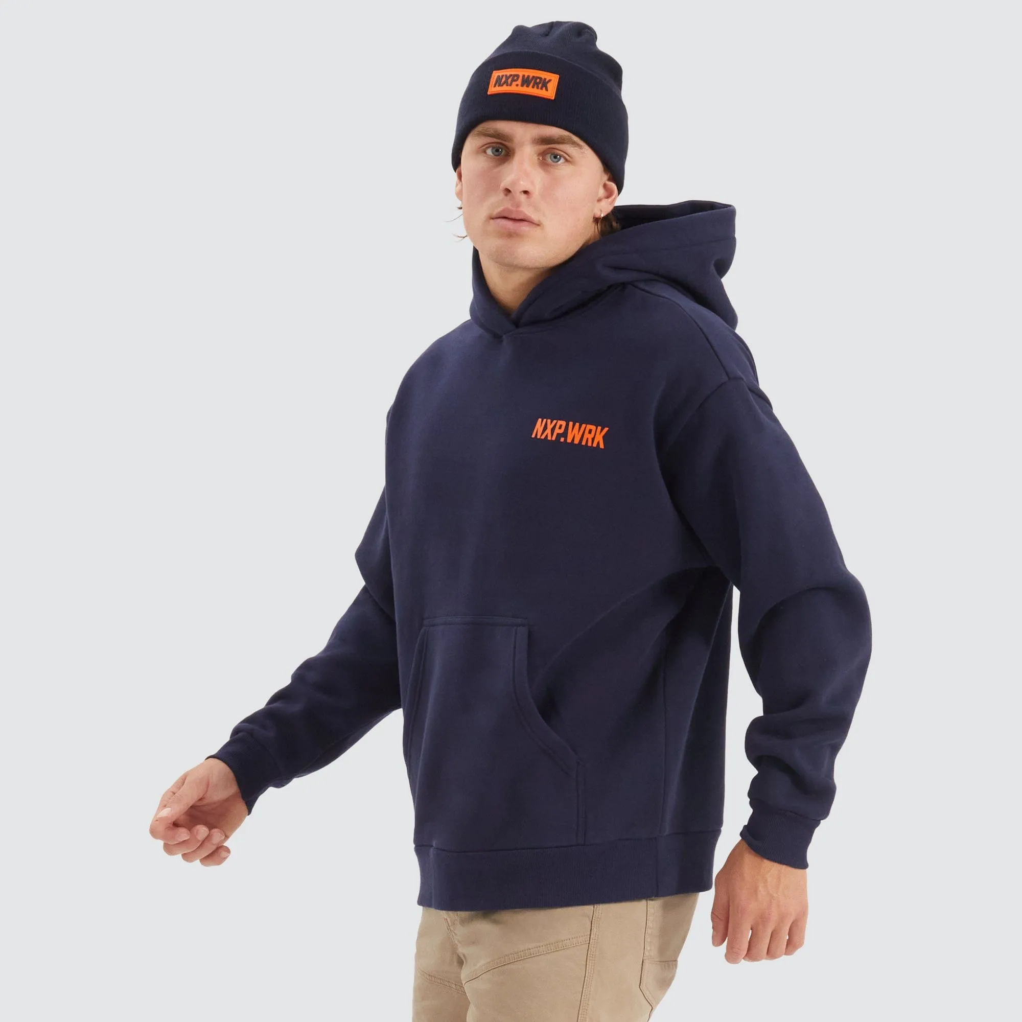 Concept Relaxed Fit Hoodie True Navy