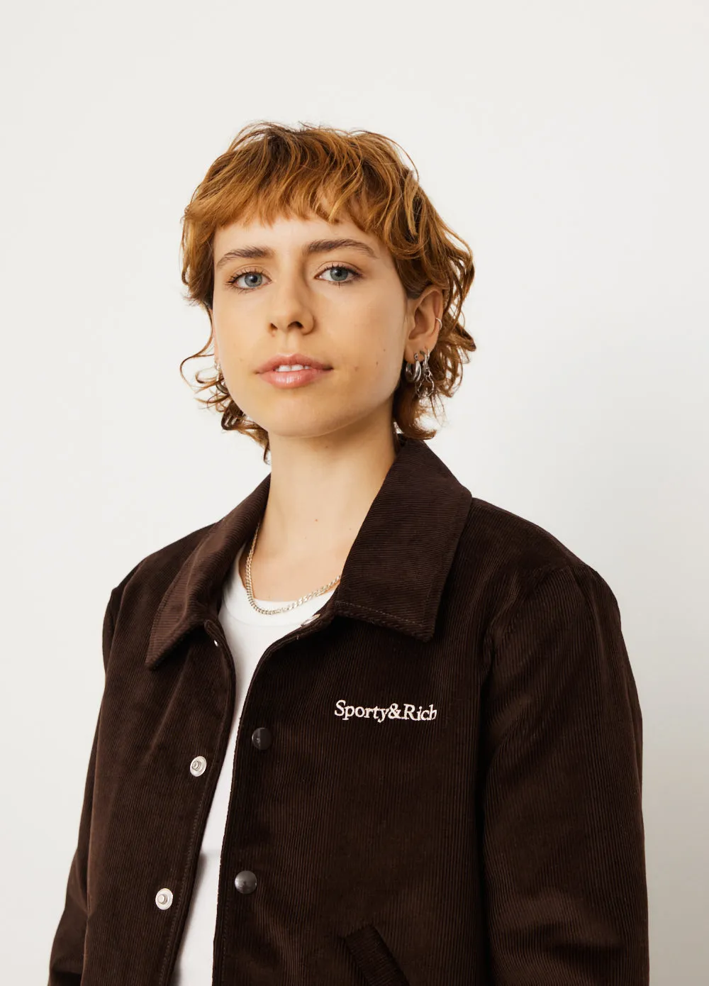 Corduroy Varsity Jacket