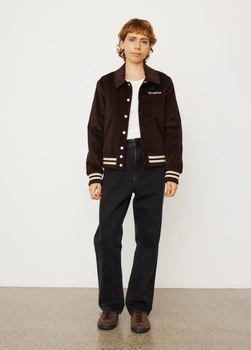 Corduroy Varsity Jacket