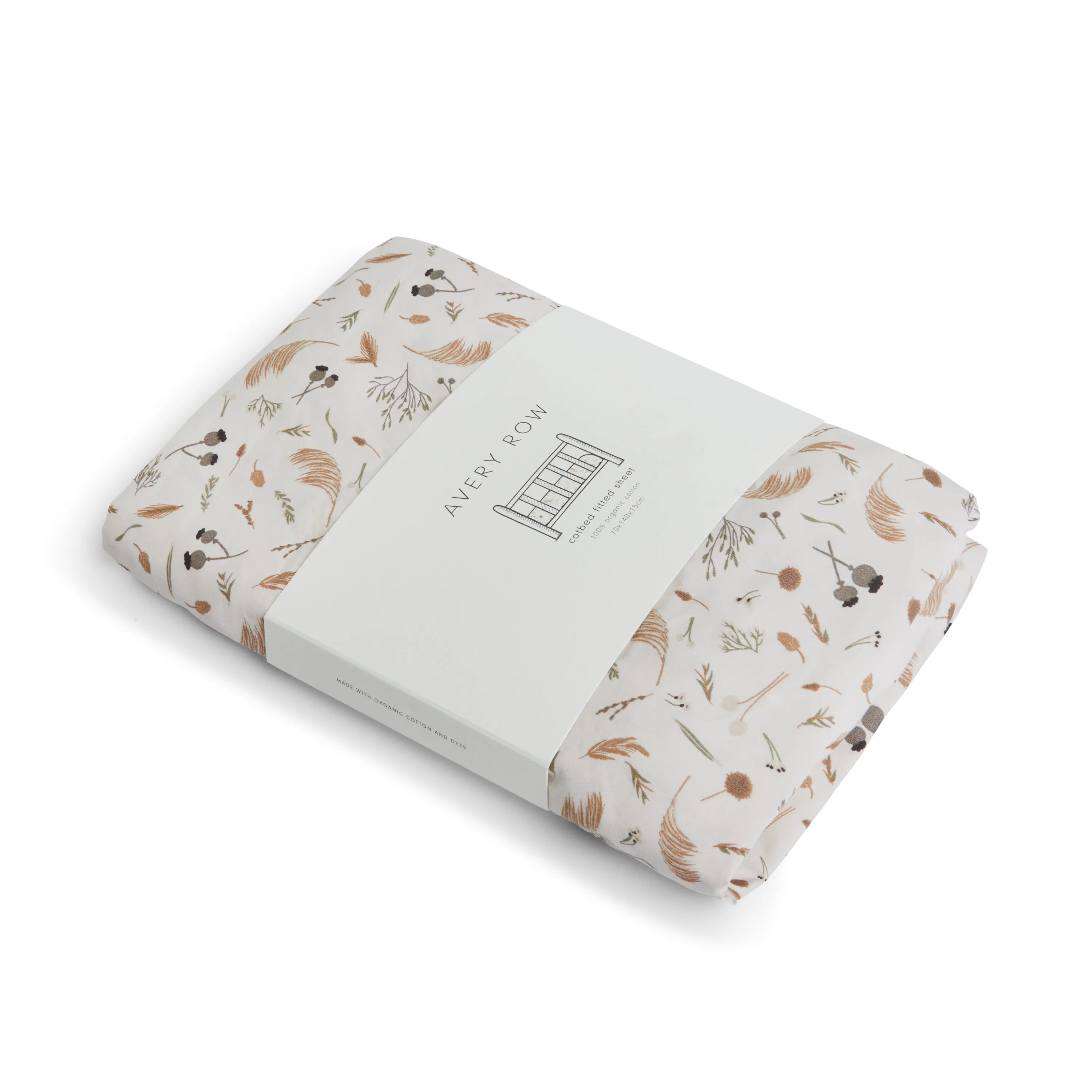 Cotbed Fitted Sheet (Grasslands)