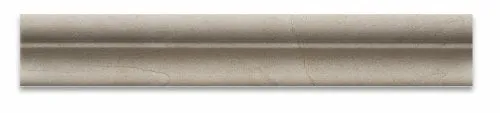 Crema Marfil Marble Polished 2 X 12 Crown Mercer Molding Trim - Box of 5 Pcs.