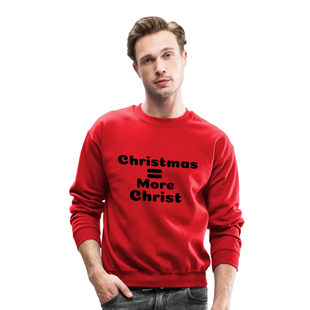 Crewneck Sweatshirt with a message of Christmas
