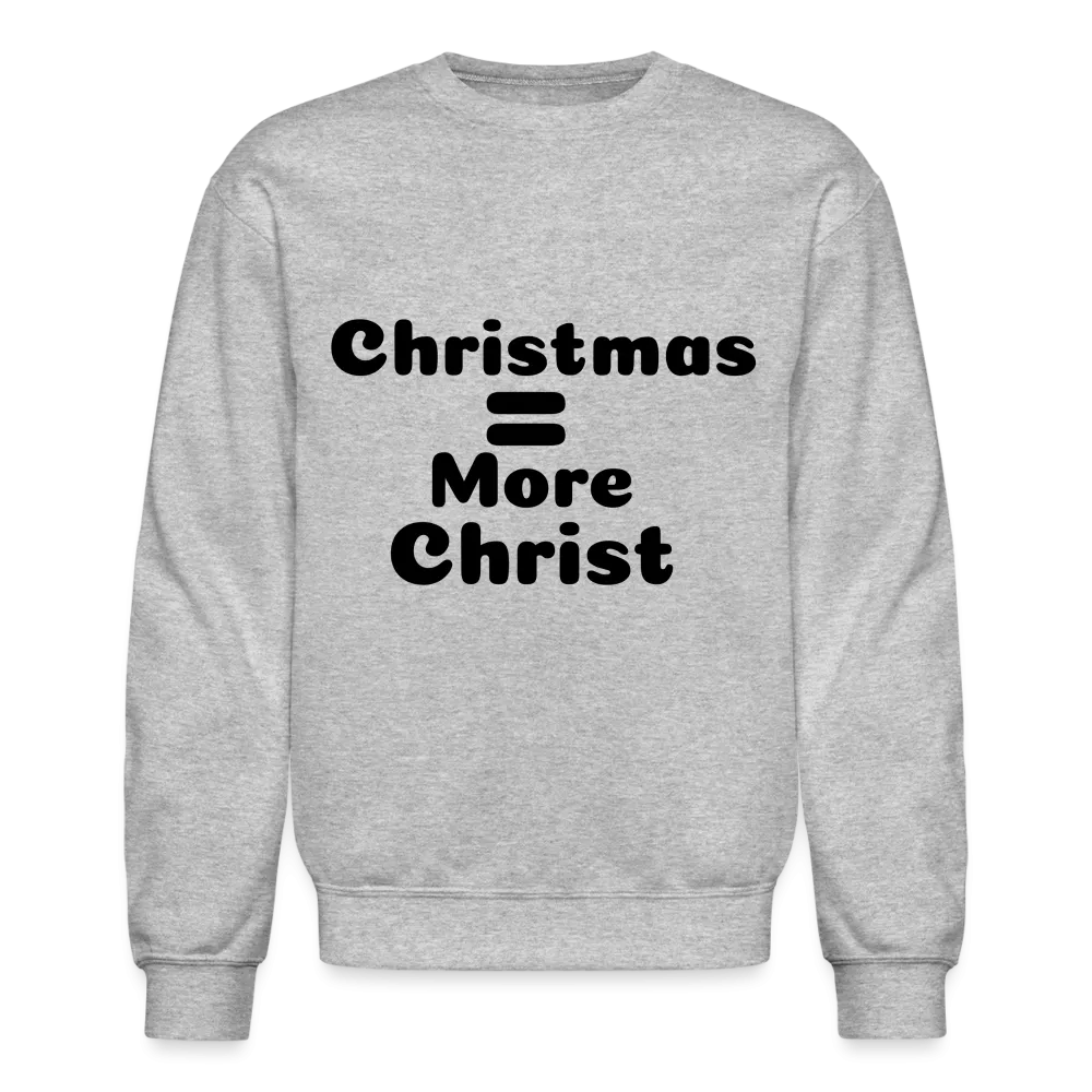 Crewneck Sweatshirt with a message of Christmas