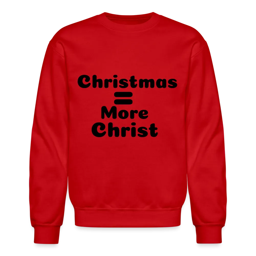 Crewneck Sweatshirt with a message of Christmas