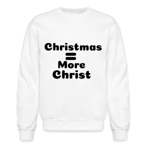 Crewneck Sweatshirt with a message of Christmas