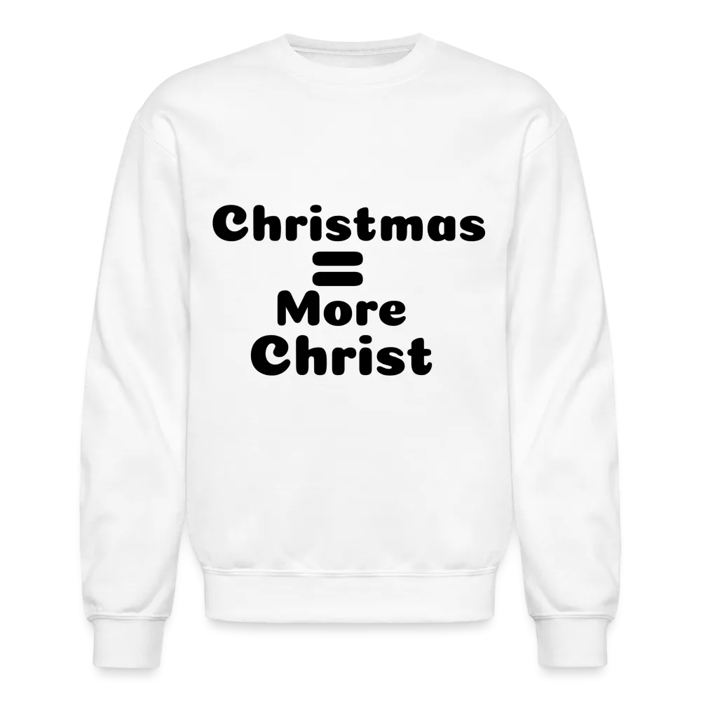 Crewneck Sweatshirt with a message of Christmas