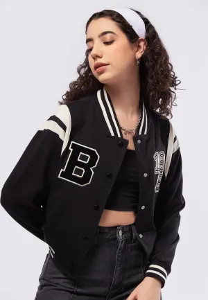 Cropped Varsity Jacket