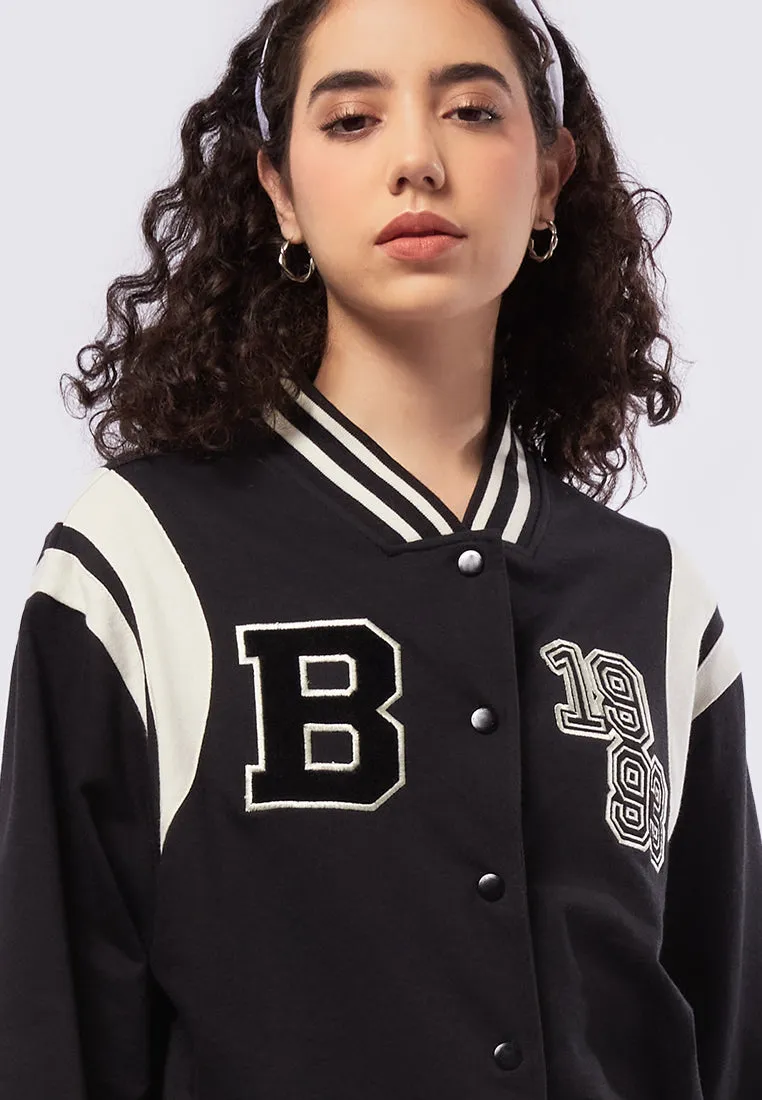 Cropped Varsity Jacket