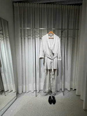 CROSSED RELAXED JACKET natural