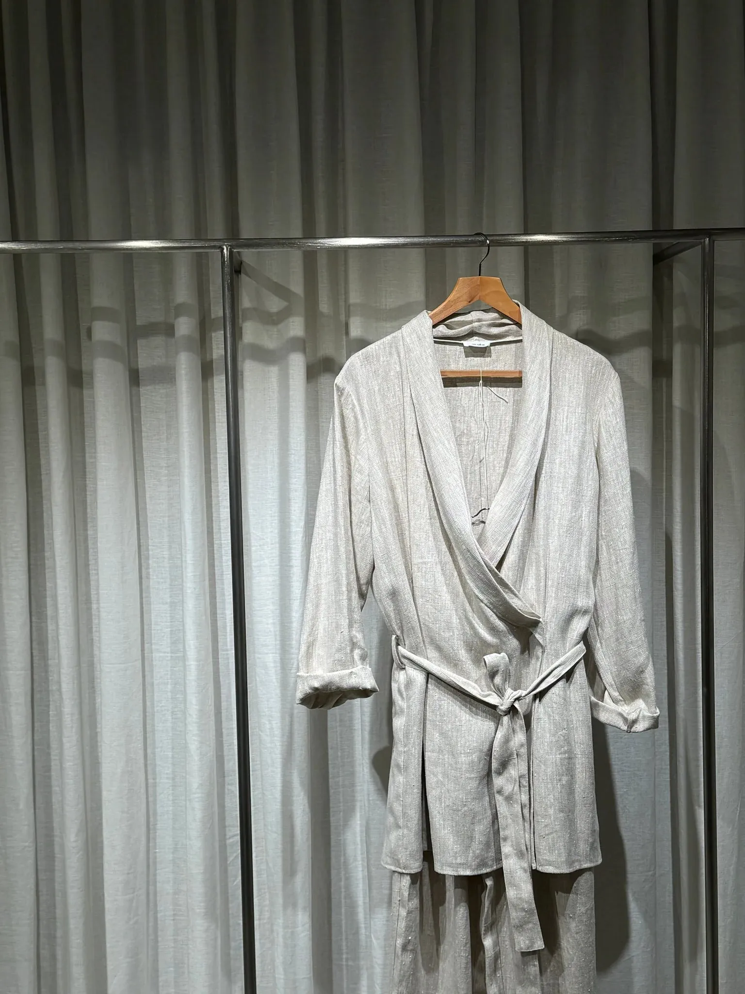 CROSSED RELAXED JACKET natural