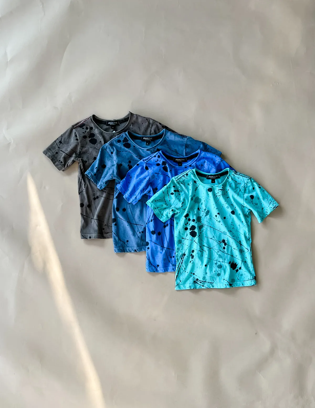 Cruz Splatter print Tee | Aqua