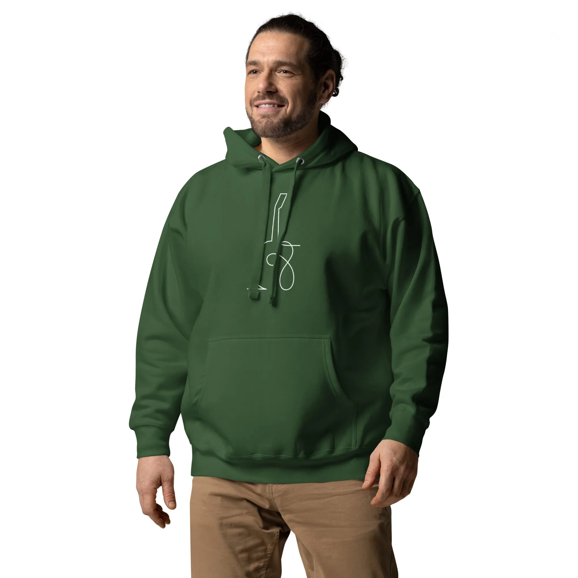 Curly Q Guitar Hoodie