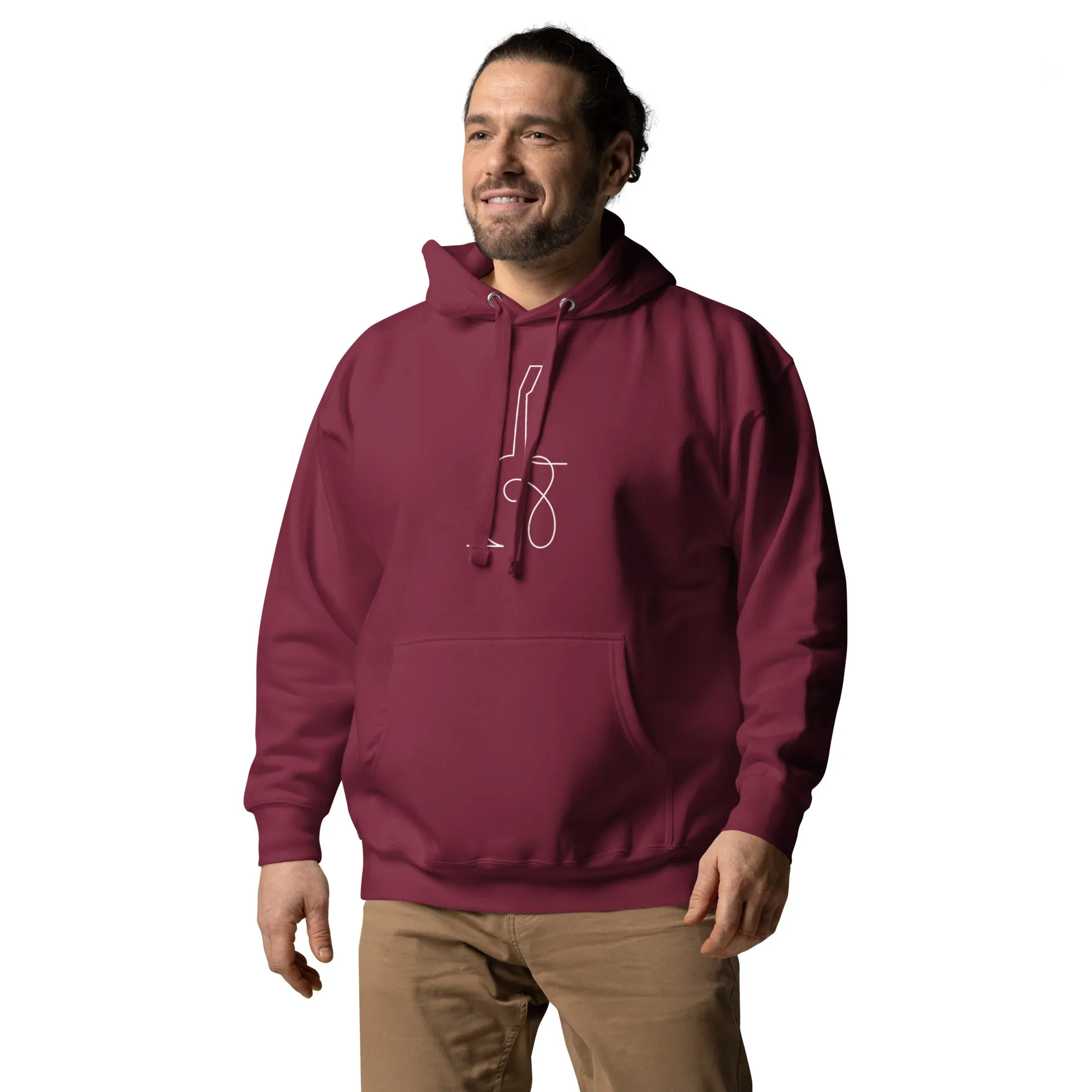 Curly Q Guitar Hoodie