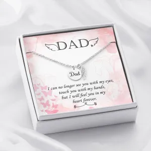 Dad Remembrance Necklace - I Can No Longer