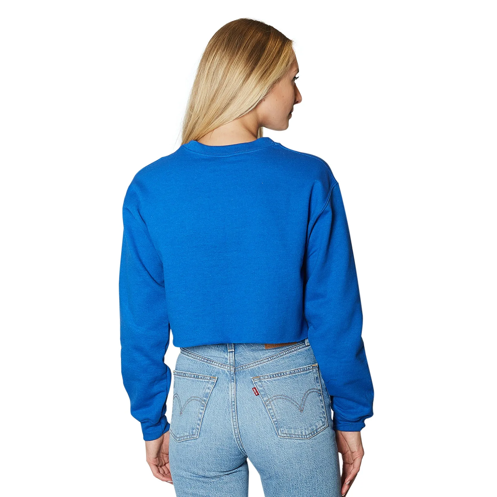 Delaware Cursive Cropped Crewneck