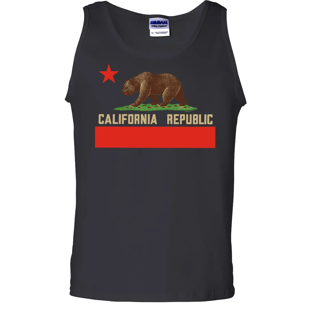 Don Pimentel California Republic Bear Flag Asst Colors Tank Top