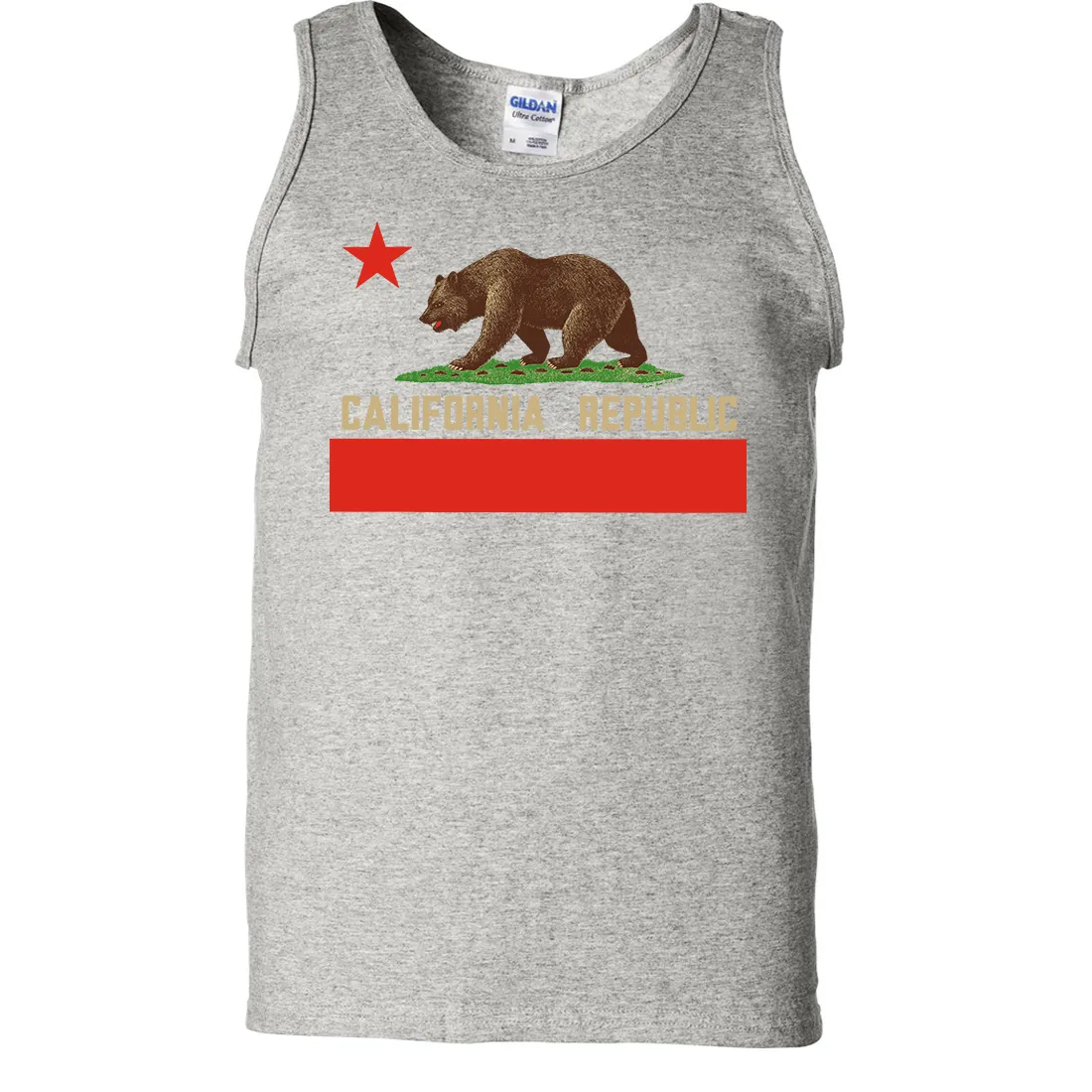 Don Pimentel California Republic Bear Flag Asst Colors Tank Top
