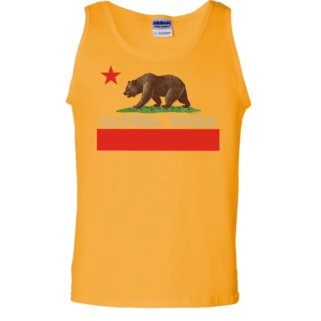 Don Pimentel California Republic Bear Flag Asst Colors Tank Top