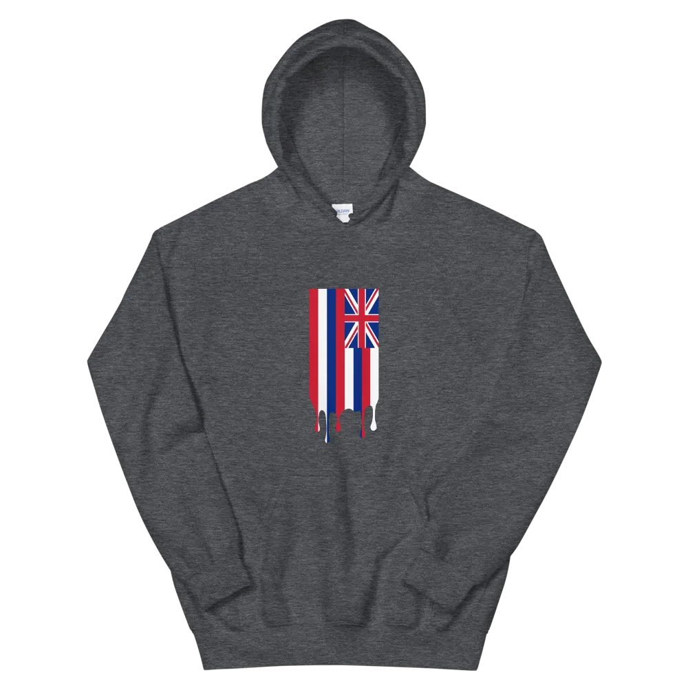 Drip Hawaii Union Jack - Flag Vertical *ADULT HOODIE*