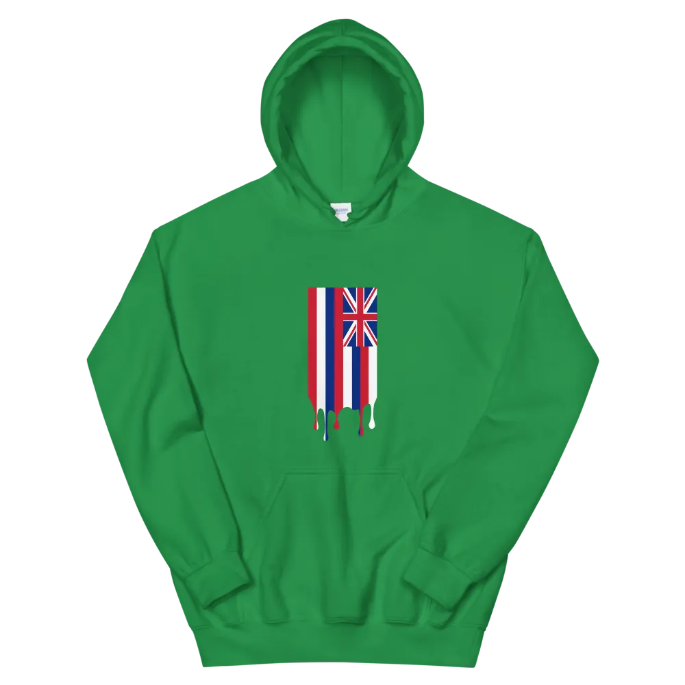 Drip Hawaii Union Jack - Flag Vertical *ADULT HOODIE*