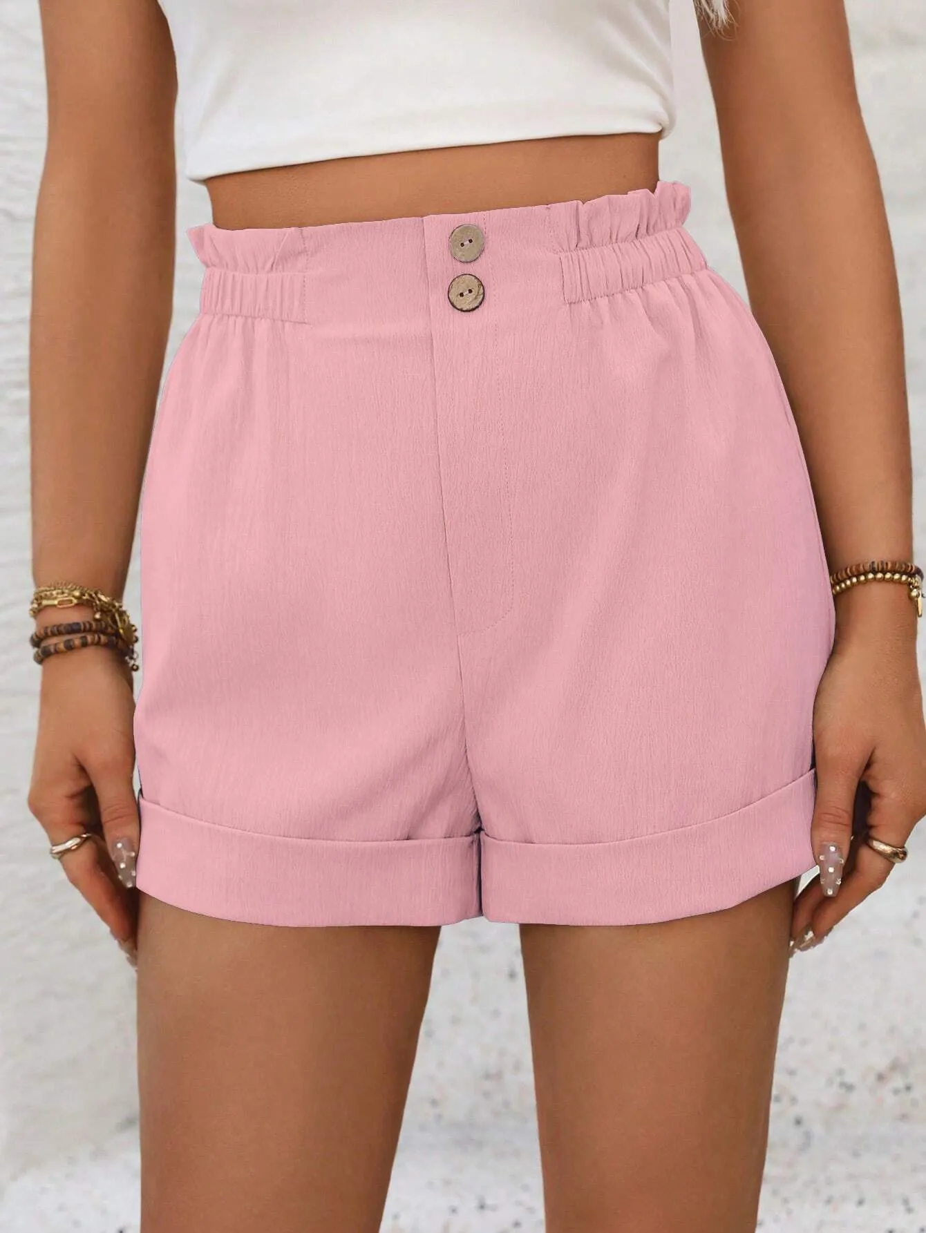 Elara | Tailored Waist Shorts