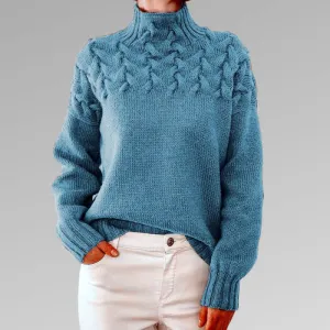 Eleganter Rollkragenpullover in Box-Form für wohlige Wärme