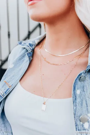 Elle Layered Necklace - Gold