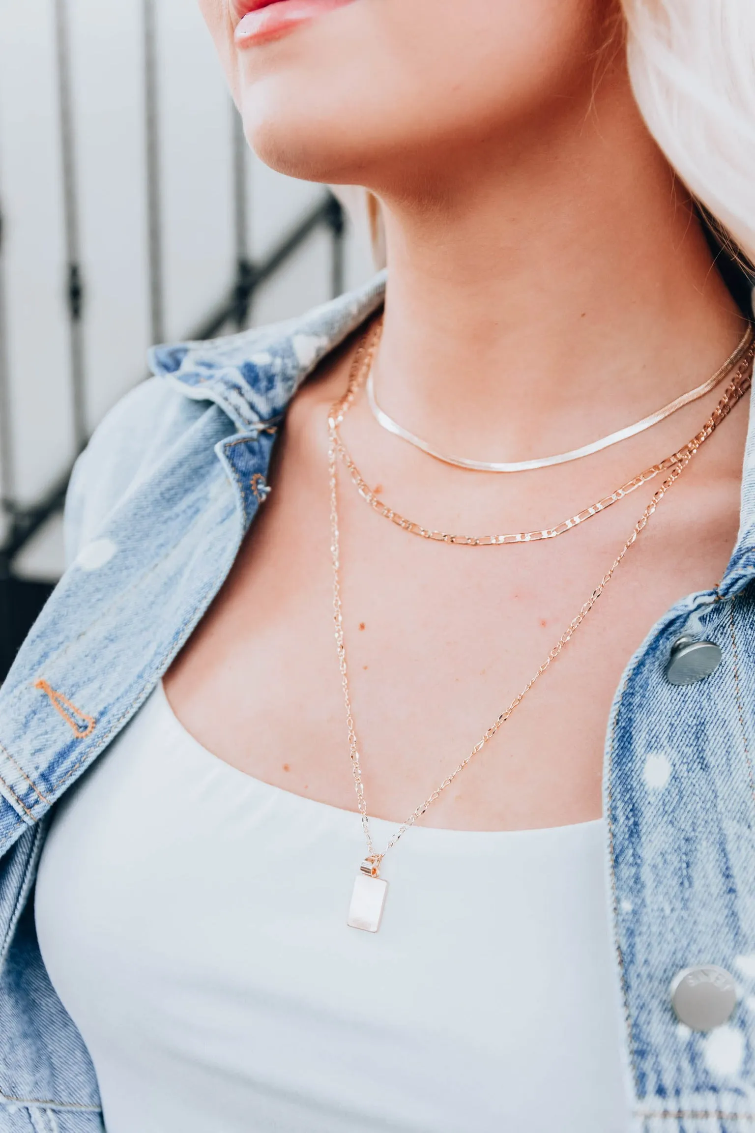 Elle Layered Necklace - Gold