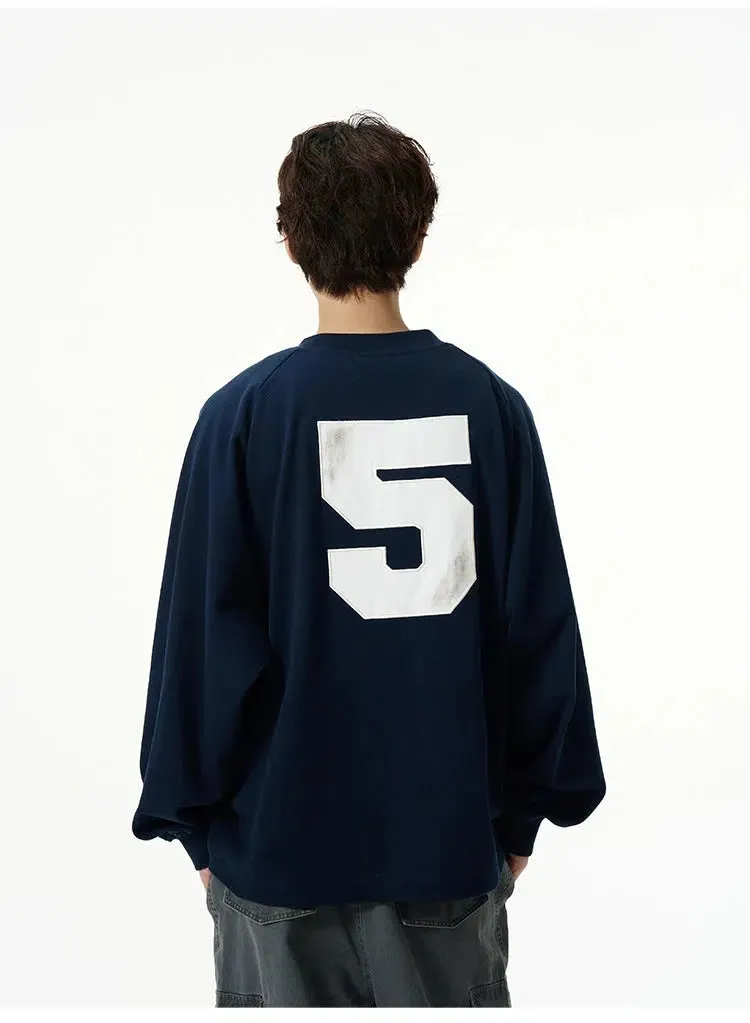 Embroidery Loose Fit Hoodie