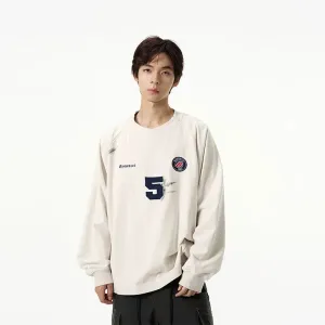 Embroidery Loose Fit Hoodie