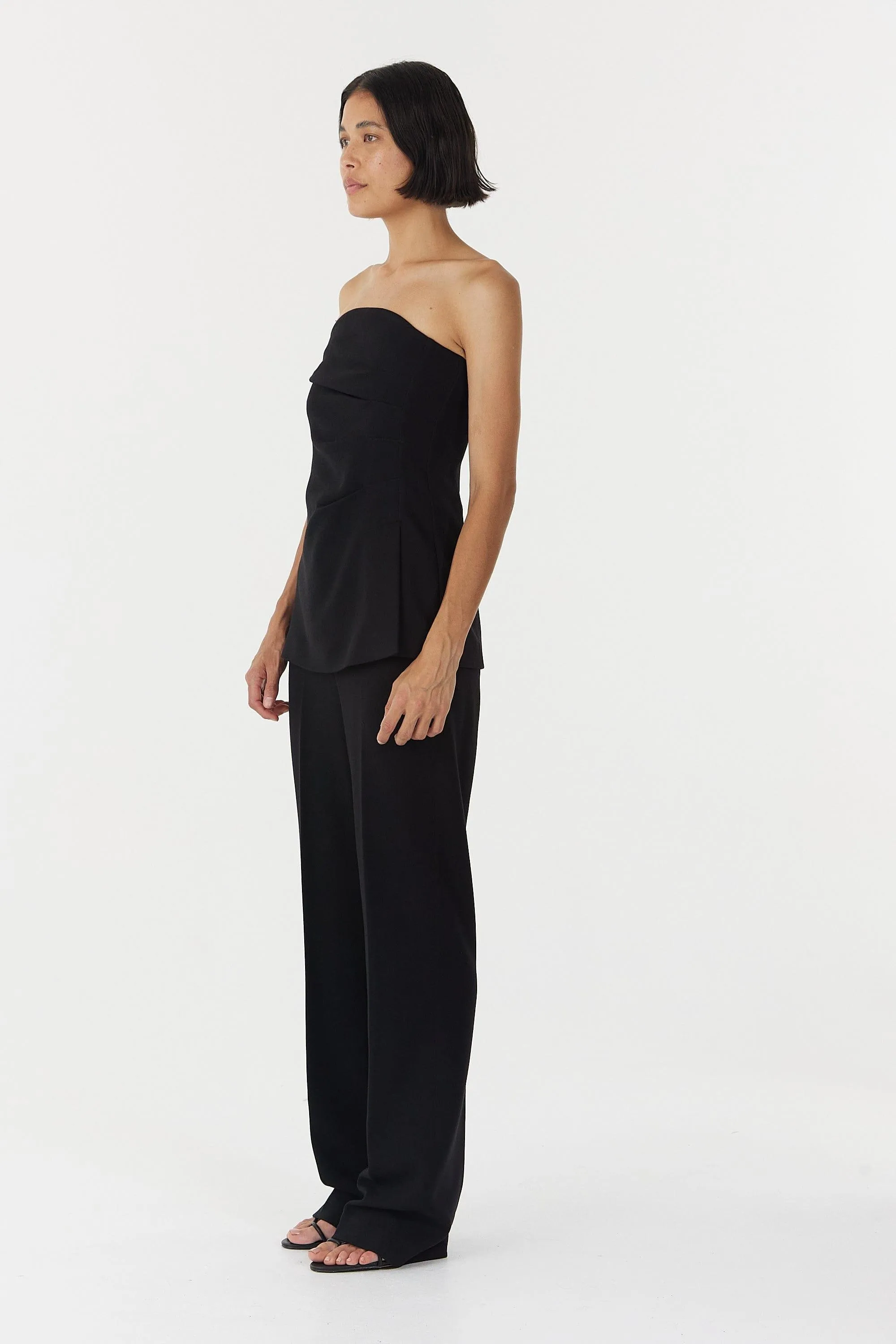 ENIGMA STRAPLESS BODICE | BLACK