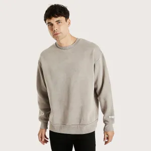Essentials Crew Neck Jumper Pigment Gull