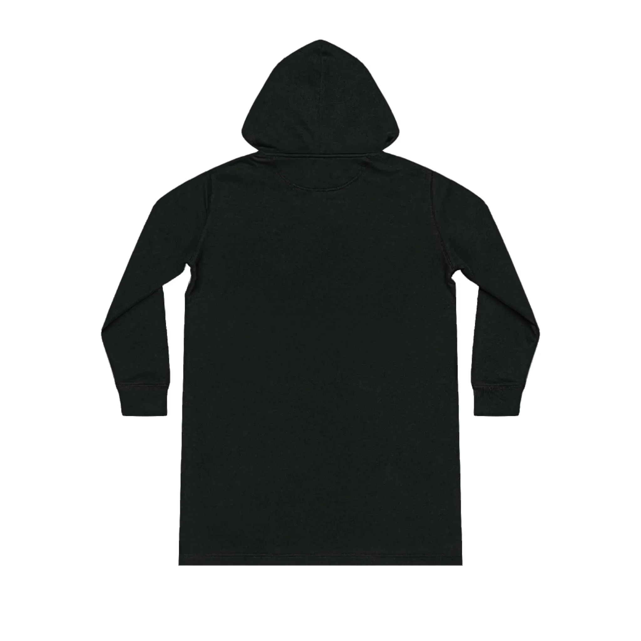 Every Challenge I Face, Women's Streeter Organic Hoodie Dress (Dark), Printed