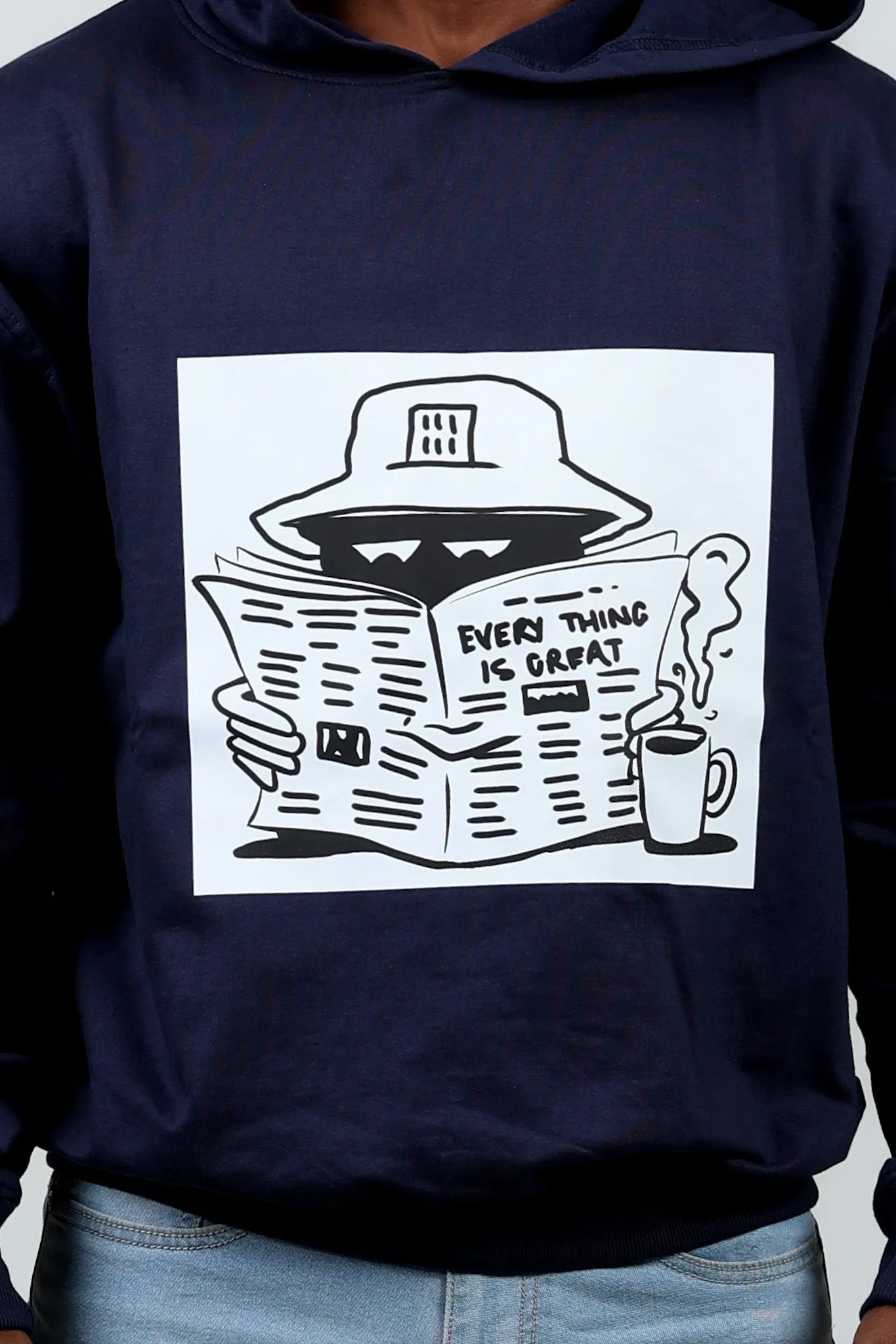 Everything is Great Black Hoodie
