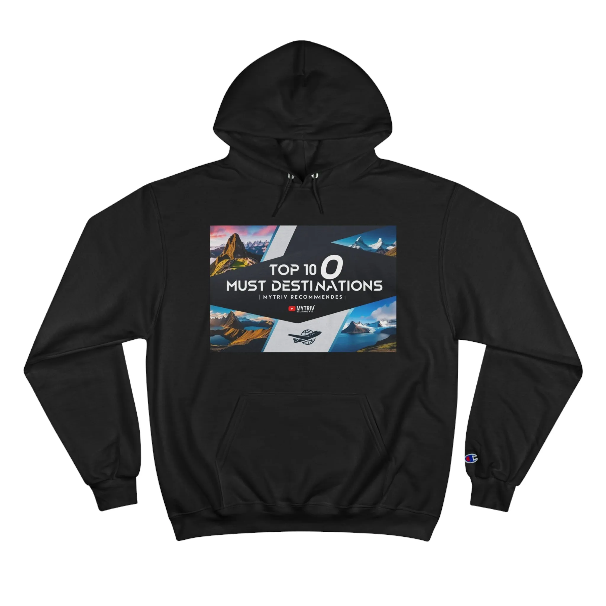 Explore the World Champion Hoodie - Travel Inspired Design