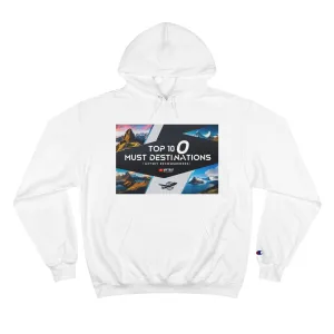 Explore the World Champion Hoodie - Travel Inspired Design
